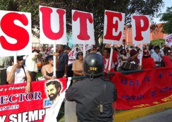 SUTEP ANUNCIA HUELGA NACIONAL ESTE 16 DE OCTUBRE
