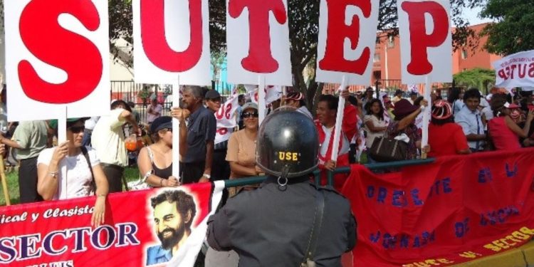 SUTEP ANUNCIA HUELGA NACIONAL ESTE 16 DE OCTUBRE