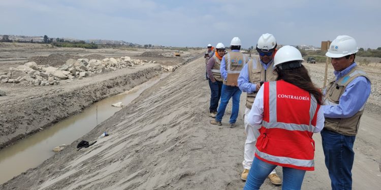 CONTRALORÍA ALERTA RETRASOS Y DEFICIENCIAS EN OBRA DE PROTECCIÓN CONTRA DESBORDES DEL RÍO PISCO