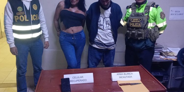 DETIENEN A DOS PERSONAS EN CHINCHA POR ROBO AGRAVADO CON ARMA BLANCA