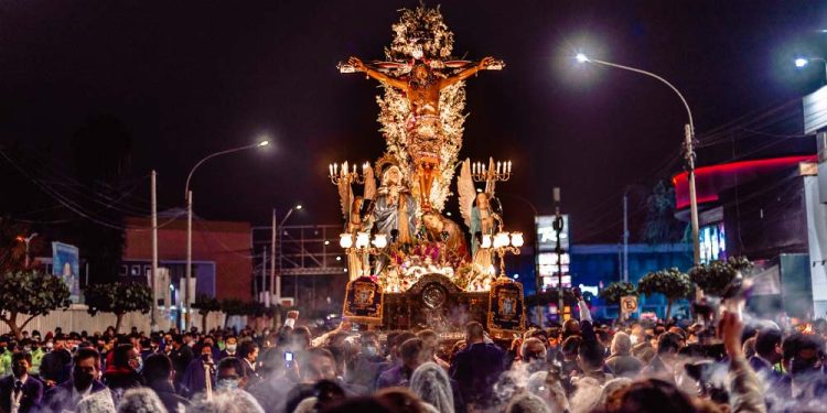 Ica se prepara para el primer recorrido procesional del Señor de Luren este lunes 21
