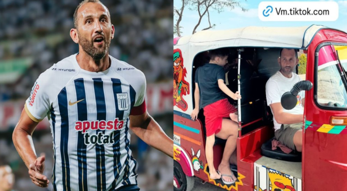 Hernán Barcos se hace viral manejando mototaxi en Ica
