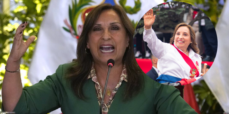 DINA BOLUARTE COMETE EXABRUPTO EN PLENO DISCURSO