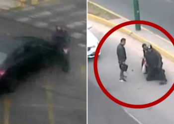 Conductor frustra intento de robo al embestir a delincuentes y entregarlos a la policía