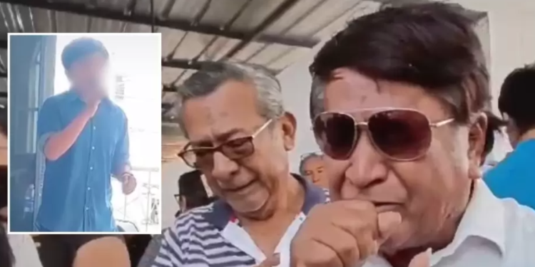 La desgarradora despedida de un abuelito tras perder a su nieto en tragedia de Moyobamba