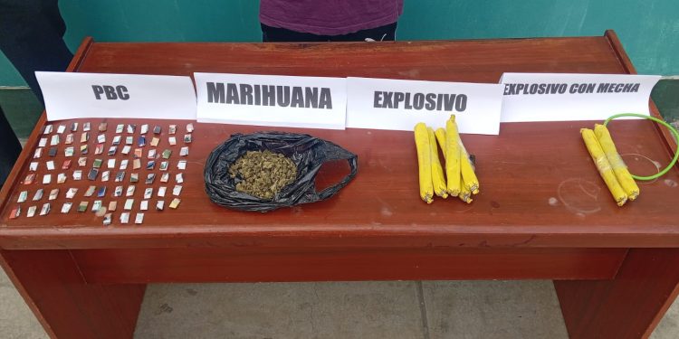 SE DETIENE A SUJETO INCURSO EN PRESUNTO DELITO DE EXTORSIÓN Y TENENCIA ILEGAL DE EXPLOSIVOS