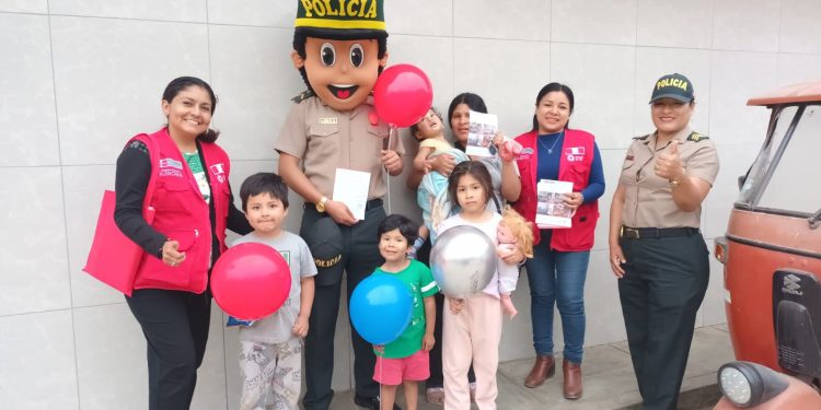 CAMPAÑA CONTRA LA VIOLENCIA INFANTIL EN CHINCHA ALTA «TOCA PUERTA»