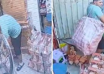 Sujeto robaba juguetes de su empleador en Mesa Redonda para revenderlos a ambulantes: todo quedó grabado