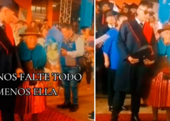 Joven ingresa a ceremonia de su graduación con su abuela en brazo y en redes reaccionan: «Ojalá sea eterna»