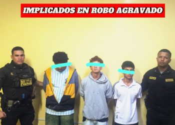 POLICIA CAPTURA A TRES MENORES IMPLICADOS EN R0B0 AGRAVADO EN CHINCHA