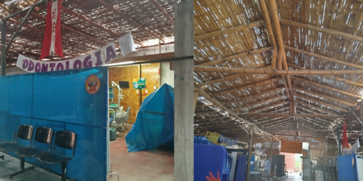 CENTRO DE SALUD DE PARCONA EN ESTADO DEPLORABLE ANTE LLUVIAS