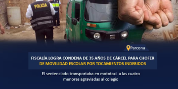 Ica: 35 años de cárcel a conductor de movilidad escolar por tocamientos indebidos a menores