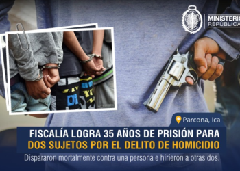 Ica: 35 años de prisión para dos sujetos por el delito de homicidio y lesiones en Parcona