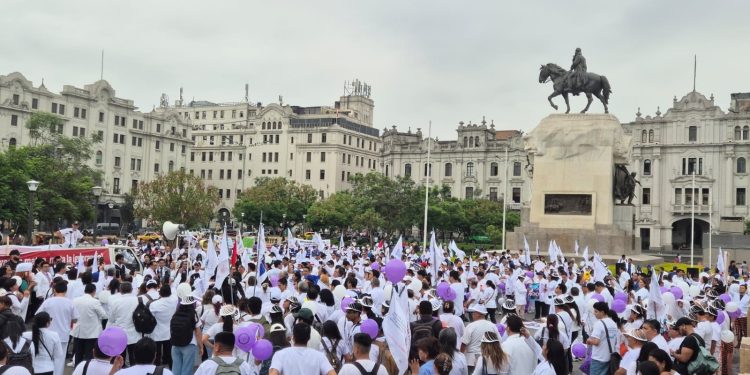 ODONTÓLOGOS MARCHAN AL CONGRESO EN DEFENSA DE SU PROFESIÓN Y SUS PACIENTES