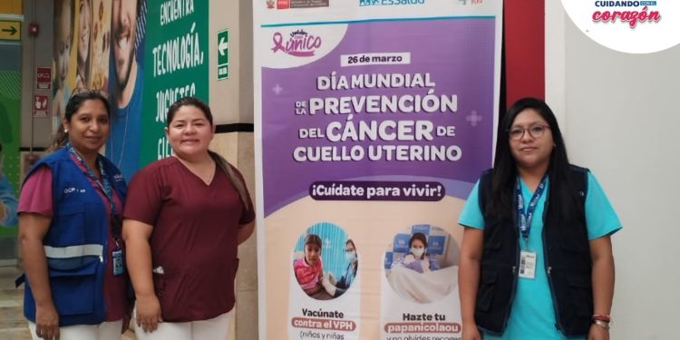 ESSALUD ICA REALIZA CAMPAÑA DE PREVENCIÓN DEL CÁNCER DE CUELLO UTERINO