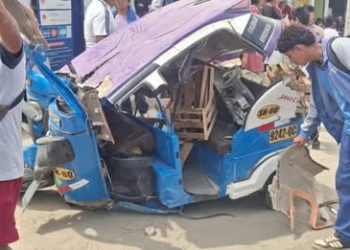 Una escolar fallecida y seis menores heridos en accidente de mototaxi