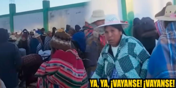 Comerciantes peruanos expulsan a bolivianos que pretendían vender sus productos en feria de Puno