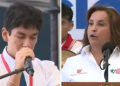 Estudiante critica en vivo a Dina Boluarte: “miren más allá de sus discursos” “es hora de un verdadero cambio”