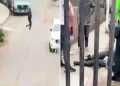 Policía dispara contra delincuente en SMP y le reclama: “día a día salimos a combatir a lacras como tú