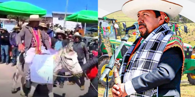 Alcalde fue paseado en burro y sus funcionarios reciben latigazos en Quiñota