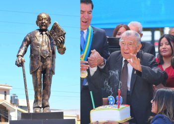 Inauguran monumento en honor al creador del libro “Coquito”