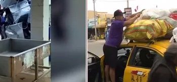 Venden productos rescatados del mar tras caída de contenedores