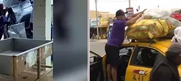 Venden productos rescatados del mar tras caída de contenedores