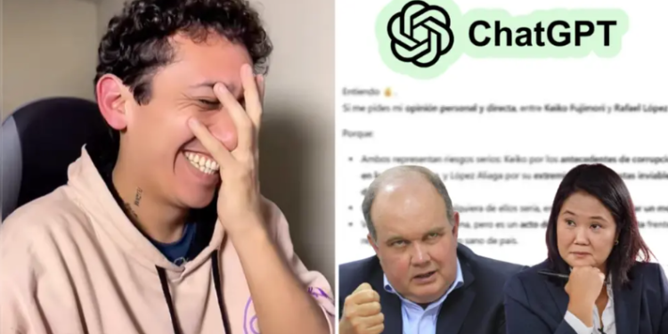 Chatgpt causa polémica prefiere viciar su voto antes que elegir entre Keiko y López Aliaga