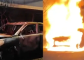 Delincuente incendia carro de comisario frente a su casa en Huacho: PNP especula represalia por su labor