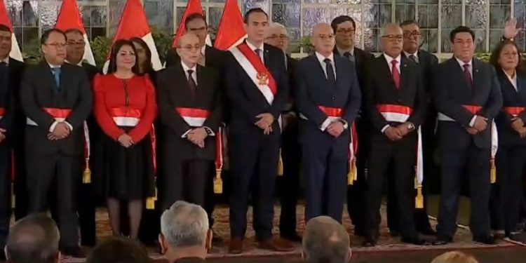 Este es el gabinete ministerial de José Jerí