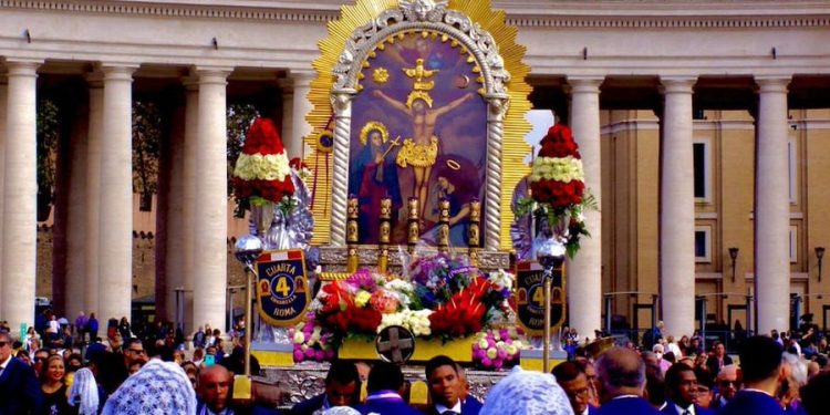 La imagen del Señor de Los Milagros ingresará a la plaza de San Pedro en Roma para recibir la bendición del Papa León XIV