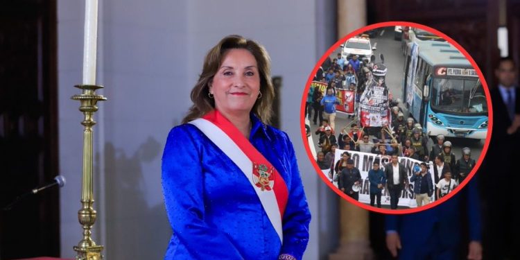 Dina Boluarte a los transportistas: «Con un paro no se va a solucionar la delincuencia y crimen»