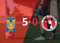 Brunetta brilla en goleada de Tigres sobre Tijuana y avanza a Semifinales
