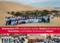 Voluntariado UTP: estudiantes realizan limpieza del Oasis de Huacachina y actividades de lectura en colegios