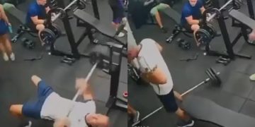 Hombre perdió la vida en un gimnasio: caída de barra de pesas en tórax le provocó paro cardiorrespiratorio