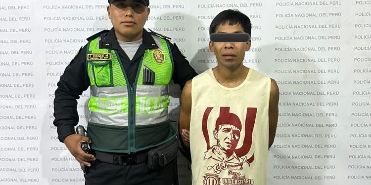 Ica: policía frustra asalto a casa de apuestas y detiene a sujeto en flagrancia