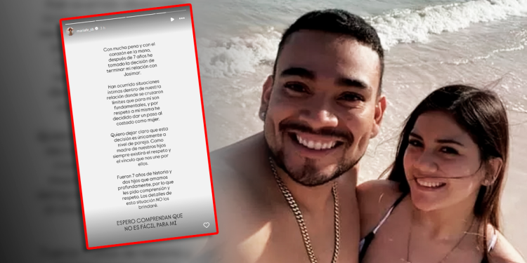Fin de una etapa: María Fe Saldaña anuncia el término de su relación con Josimar tras siete años