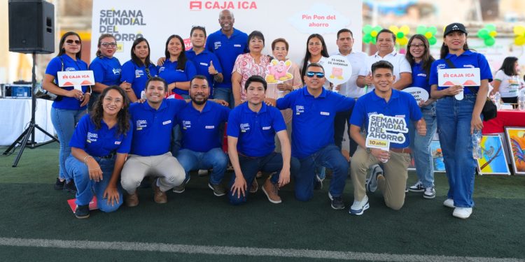 Caja Ica participó gran pasacalle por la semana mundial del ahorro 2026