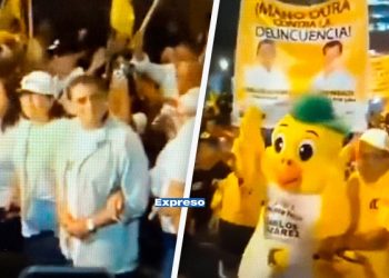 La presencia del ‘Pollo’ en la jornada electoral de Carlos Álvarez