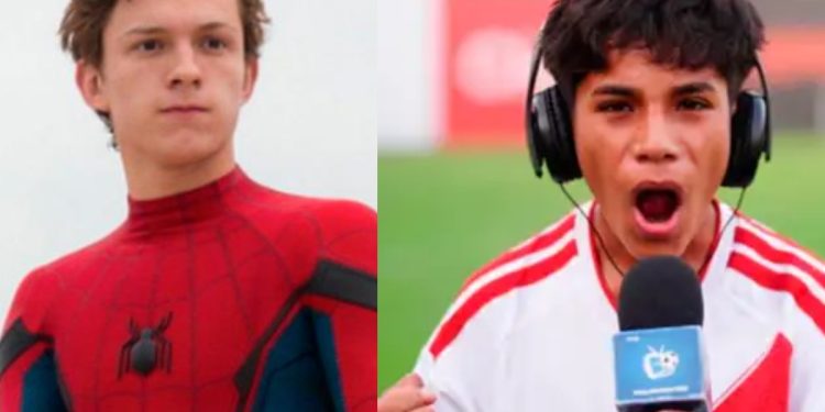Tom Holland selecciona al peruano Pol Deportes para el lanzamiento de la nueva cinta de Spider-Man
