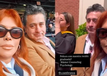 Magaly Medina asiste a la graduación de la hija de Alfredo Zambrano