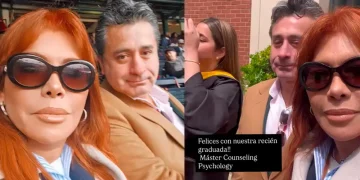 Magaly Medina asiste a la graduación de la hija de Alfredo Zambrano