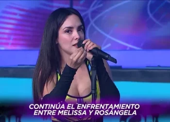 El tenso cruce entre Mathías Brivio y Rosángela Espinoza en el set