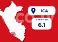 Fuerte sismo de magnitud 6.1 remeció Ica