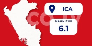 Fuerte sismo de magnitud 6.1 sacude Ica