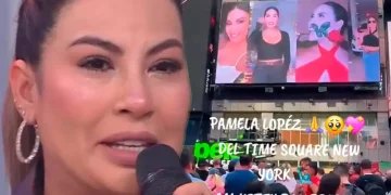 De la casa hacienda a Nueva York: Club de fans proyecta la imagen de Pamela López en Times Square