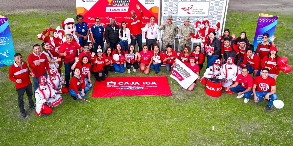 Caja Ica promueve la integración y el deporte en los XXIV Juegos Nacionales Deportivos Laborales