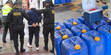 Pisco: Detienen a tres personas con insumos químicos y armamento en Humay