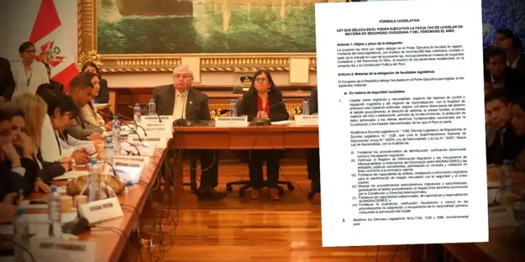 Comisión de Constitución aprueba dictamen de pedido de facultades solo en seguridad y Fenómeno El Niño