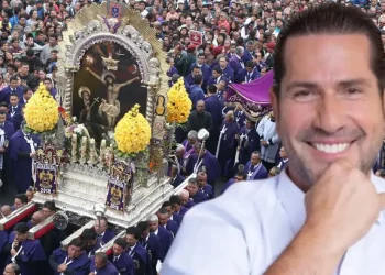 Gregoria Pernía, ‘El titi’ de ‘Sin senos no hay paraíso’, se hizo presente en la procesión de El señor de los Milagros: “Es una belleza”